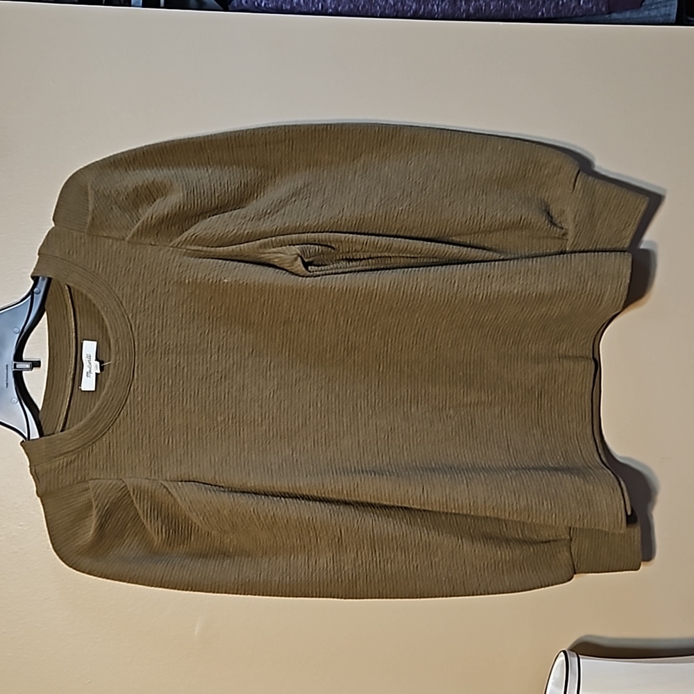 NWT Madewell Pleated Top - Picture 5 of 10